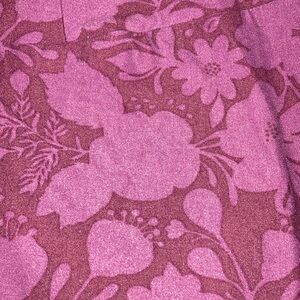 LulaRoe Mauve Floral Leggings‎